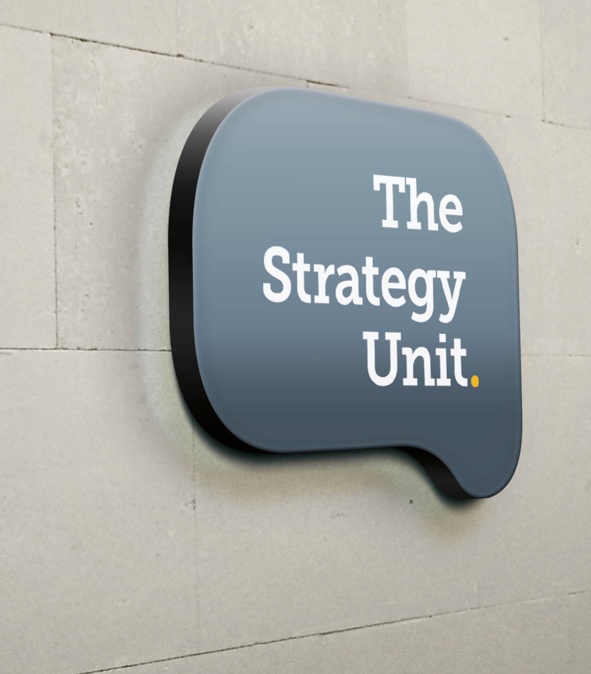 The Strategy Unit wall graphic