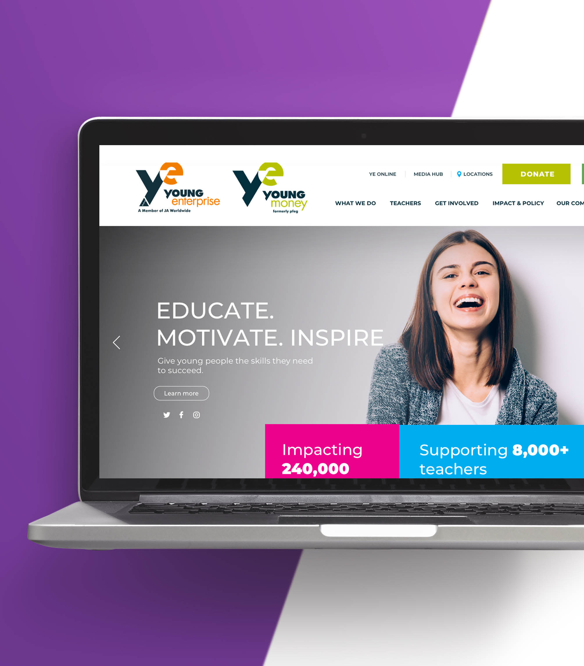 new Young Enterprise website