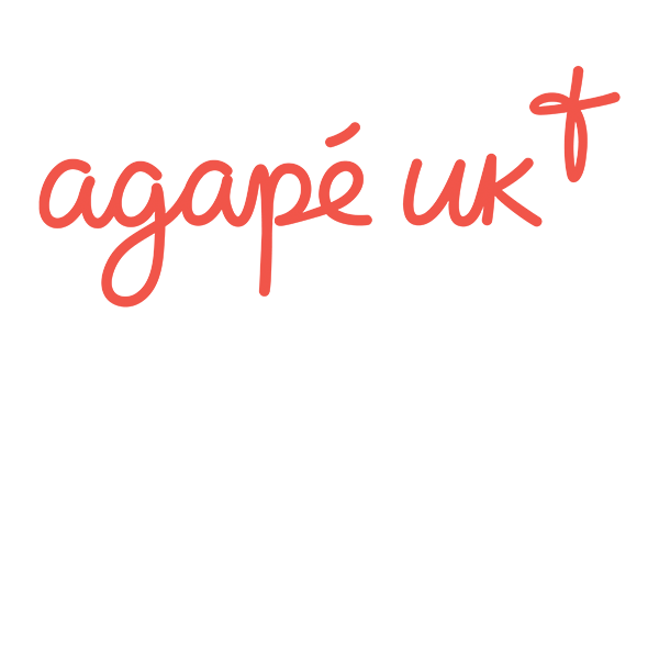 New Agape UK logo designed by IE Brand