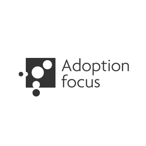 Adoption Focus logo in grey