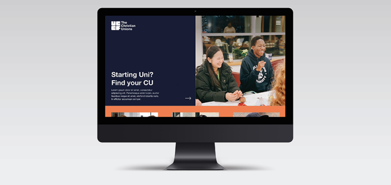 The new UCCF website designed by IE Digital