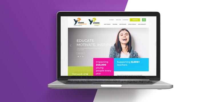 Young Enterprise new wordpress website by IE Digital