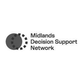 Midlands Decision Support Network logo in grey