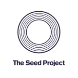 Logo for The Seed Project based around concentric circles, representing the ground breaking architecture