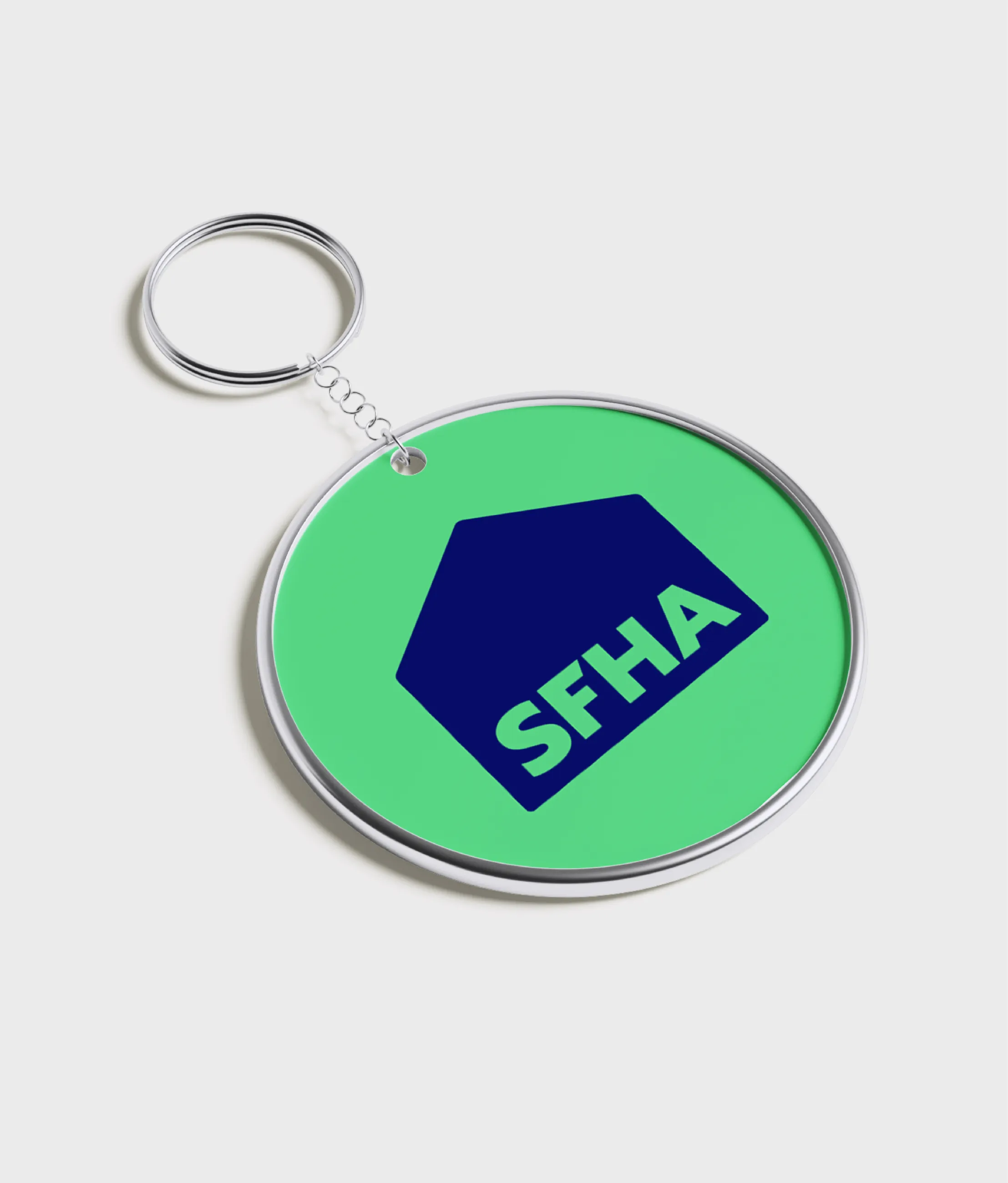 SFHA green keyring