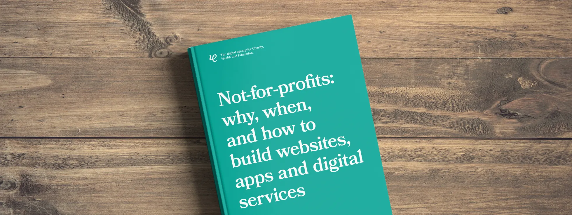 Cover of IE Digital white paper Not-for-profits: Why, when and how to build websites, apps and digital services
